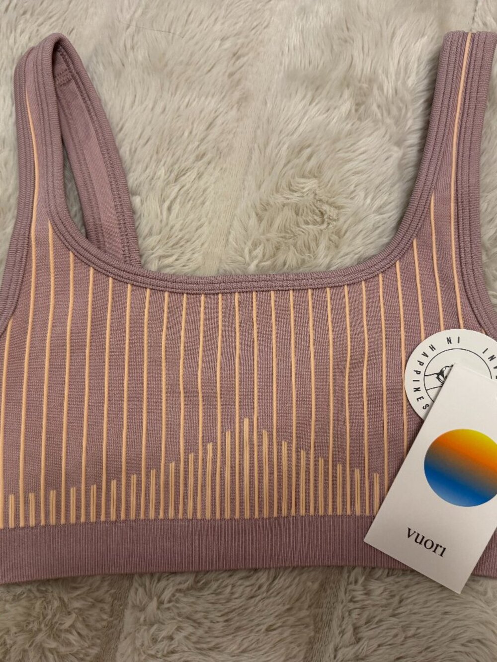 Vuori Bi-Color Seamless Longline Bra